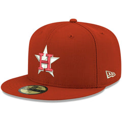 Houston Astros New Era White Logo 59FIFTY Fitted Hat | MLB New