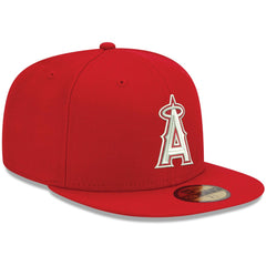 Los Angeles Angels New Era White Logo 59FIFTY Fitted Hat | MLB US