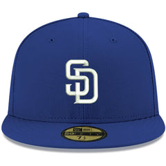 San Diego Padres New Era White Logo 59FIFTY Fitted Hat | MLB On Sale