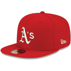 Athletics New Era White Logo 59FIFTY Fitted Hat | MLB US
