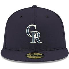 Colorado Rockies New Era White Logo 59FIFTY Fitted Hat | MLB Online
