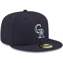 Colorado Rockies New Era White Logo 59FIFTY Fitted Hat | MLB Online