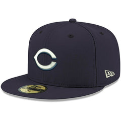 Cincinnati Reds New Era White Logo 59FIFTY Fitted Hat | MLB Online