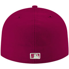 New York Mets New Era White Logo 59FIFTY Fitted Hat | MLB For sale