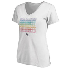 Colorado Rockies Women's City Pride V-Neck T-Shirt | MLB Online