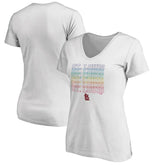St. Louis Cardinals Women's City Pride V-Neck T-Shirt | MLB Discount