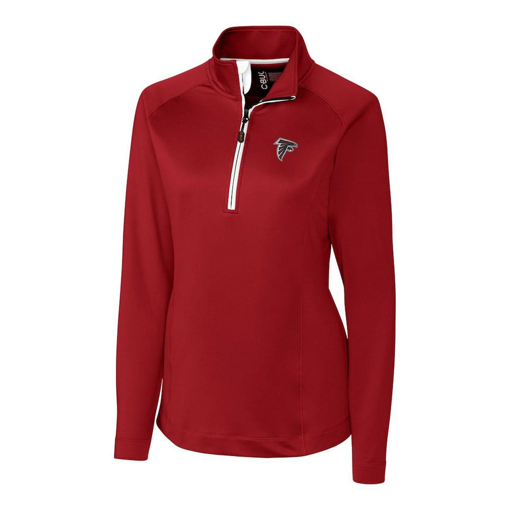 Atlanta Falcons Cutter & Buck Women's Jackson Half-Zip Overknit Pullover Jacket