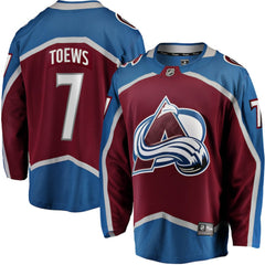 Devon Toews Colorado Avalanche Fanatics Home Breakaway Player Jersey On Sale