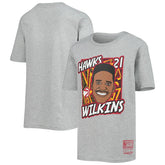 Dominique Wilkins Atlanta Hawks Youth Hardwood Classics King of the Court Player T-Shirt Outlet