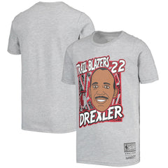 Clyde Drexler Portland Trail Blazers Youth Hardwood Classics King of the Court Player T-Shirt Discount