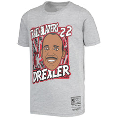 Clyde Drexler Portland Trail Blazers Youth Hardwood Classics King of the Court Player T-Shirt Discount