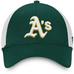 Athletics Fanatics Team Core Unstructured Trucker Adjustable Hat | MLB For sale