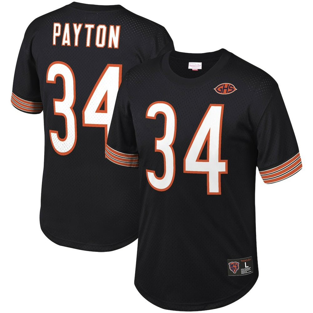 Chicago Bears Mitchell & Ness Walter Payton Retired Player Name & Number Mesh Top