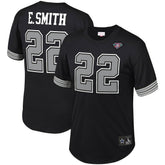 Dallas Cowboys Mitchell & Ness Emmitt Smith Retired Player Name & Number Mesh Top