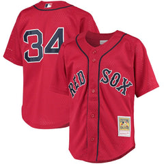 David Ortiz Boston Red Sox Mitchell & Ness Youth Cooperstown Collection Batting Practice Jersey | MLB Sale