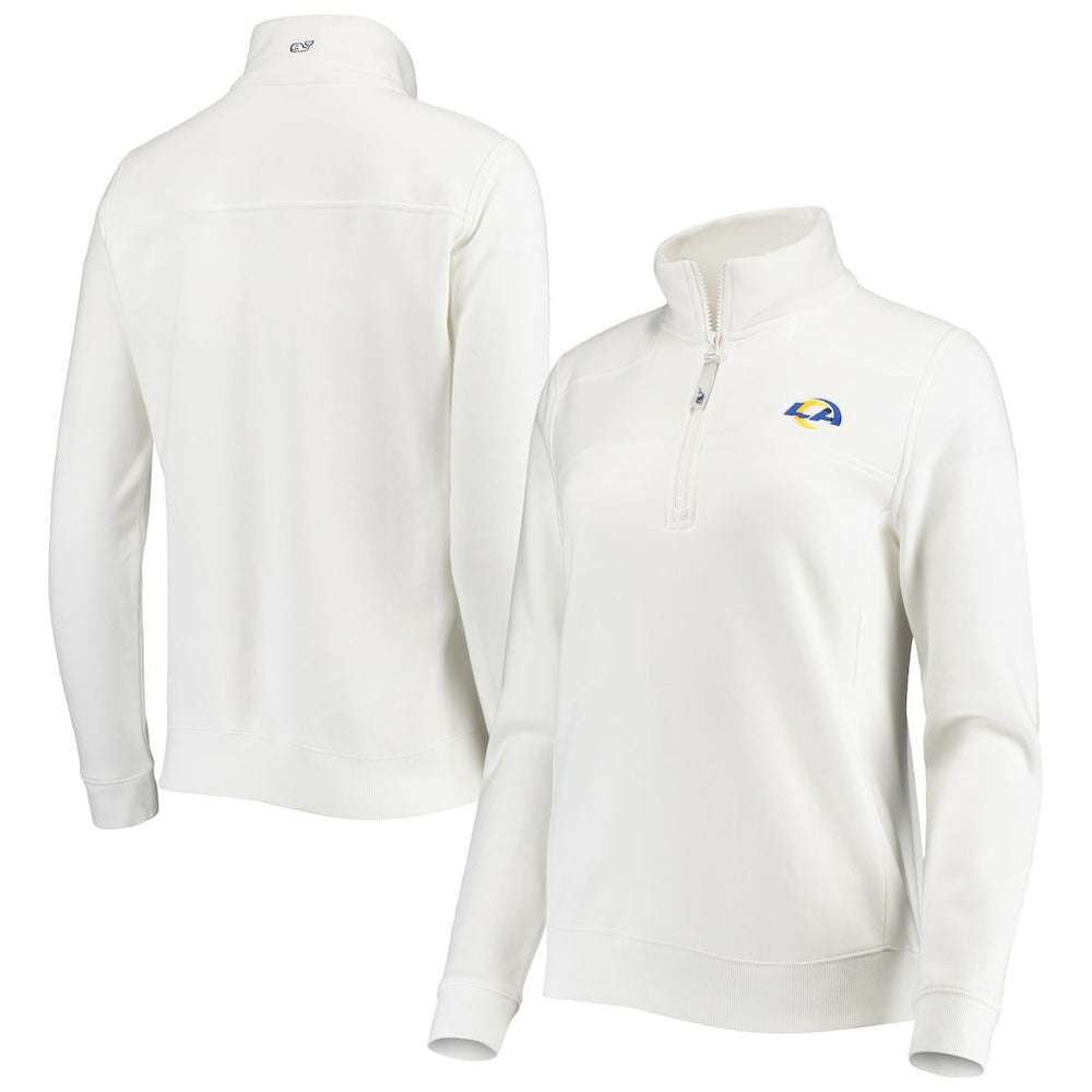 Los Angeles Rams Vineyard Vines Women's Shep Shirt Quarter-Zip Sweatshirt
