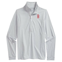 Boston Red Sox Vineyard Vines Women's Stripe Sankaty Half-Zip Pullover Top | MLB Shop