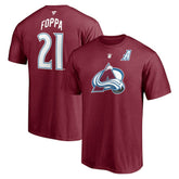 Peter Forsberg Colorado Avalanche Fanatics Authentic Stack Retired Player Nickname & Number T-Shirt On Sale
