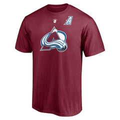 Peter Forsberg Colorado Avalanche Fanatics Authentic Stack Retired Player Nickname & Number T-Shirt On Sale