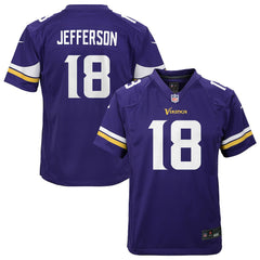 Minnesota Vikings Nike Justin Jefferson Youth Game Jersey
