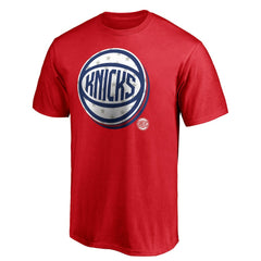 New York Knicks Red White & Team T-Shirt On Sale