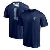 Memphis Grizzlies Number One Dad T-Shirt Outlet
