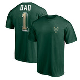 Milwaukee Bucks Number One Dad T-Shirt Discount