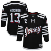 Nico Hischier New Jersey Devils Youth 2021/22 Alternate Premier Player Jersey Outlet