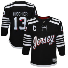 Nico Hischier New Jersey Devils Youth 2021/22 Alternate Premier Player Jersey Outlet