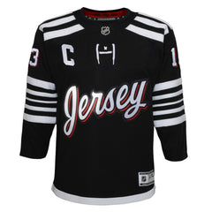 Nico Hischier New Jersey Devils Youth 2021/22 Alternate Premier Player Jersey Outlet