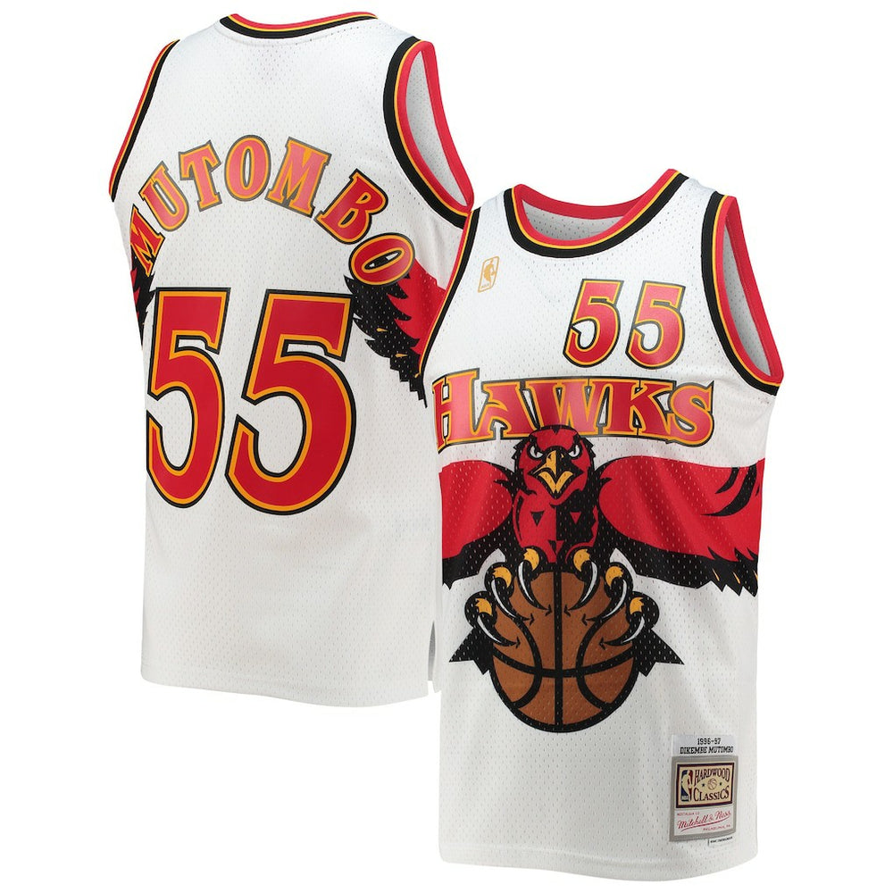 Dikembe Mutombo Atlanta Hawks 1996/97 Hardwood Classics Swingman Jersey Discount