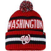 Washington Nationals '47 Bering Cuffed Knit Hat with Pom | MLB US