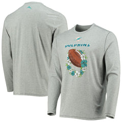 Miami Dolphins Tommy Bahama Sport Lei Pass Long Sleeve T-Shirt