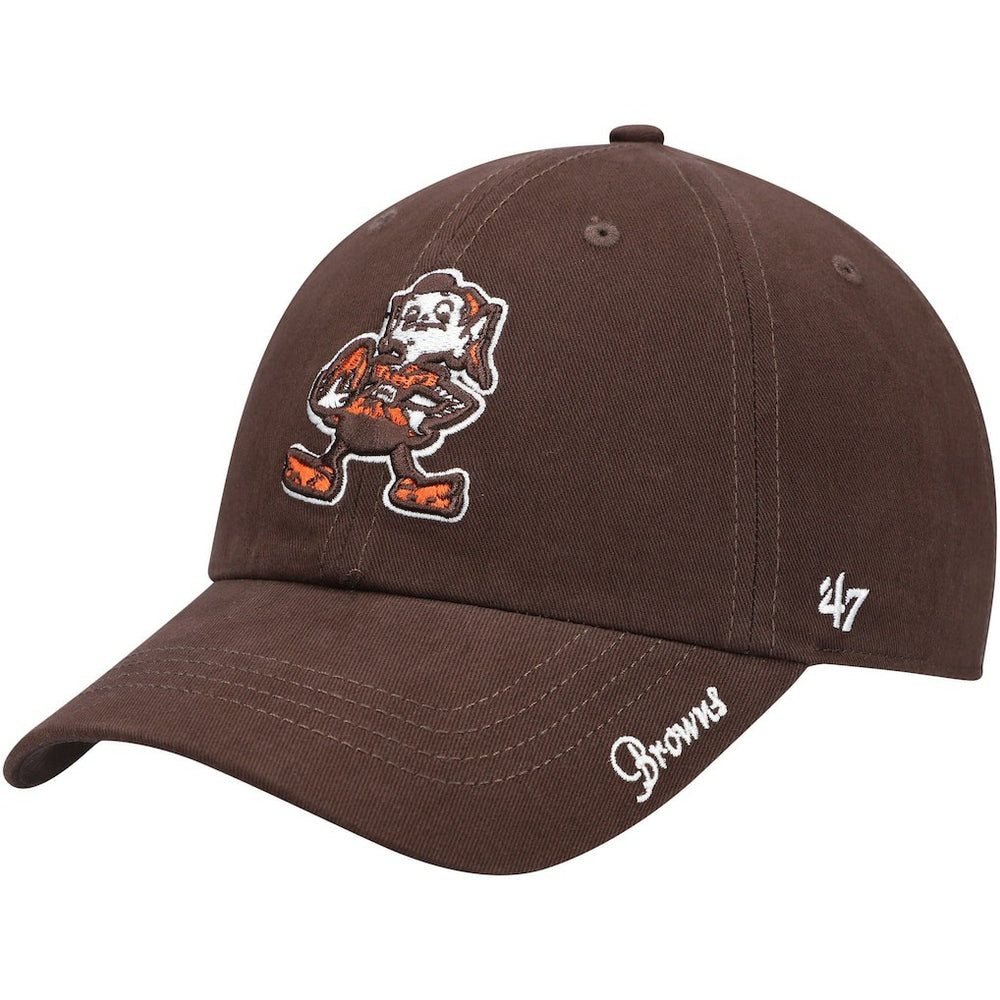 Cleveland Browns 47 brand '47 Women's Brownie The Elf Miata Clean Up Adjustable Hat