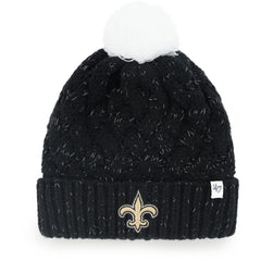 New Orleans Saints 47 brand '47 Women's Fiona Logo Cuffed Knit Hat with Pom