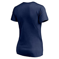Atlanta Falcons Women's Red White and Team V-Neck T-Shirt
