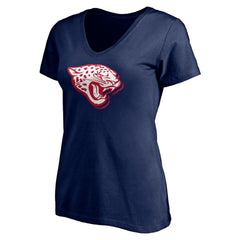 Jacksonville Jaguars Women's Red White and Team V-Neck T-Shirt