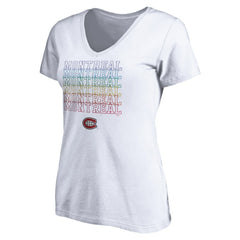 Montreal Canadiens Women's City Pride V-Neck T-Shirt Discount