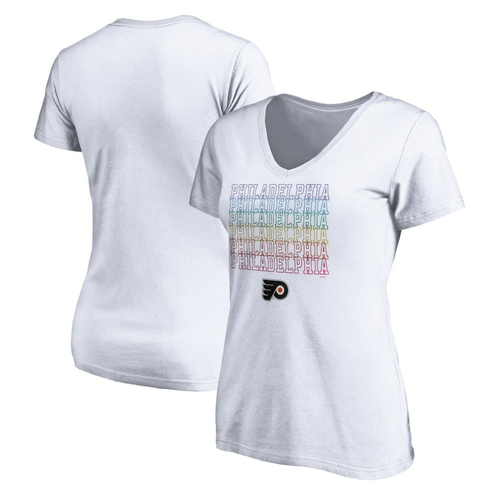 Philadelphia Flyers Women's City Pride V-Neck T-Shirt Discount