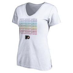 Philadelphia Flyers Women's City Pride V-Neck T-Shirt Discount