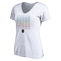 Vegas Golden Knights Women's City Pride V-Neck T-Shirt Outlet