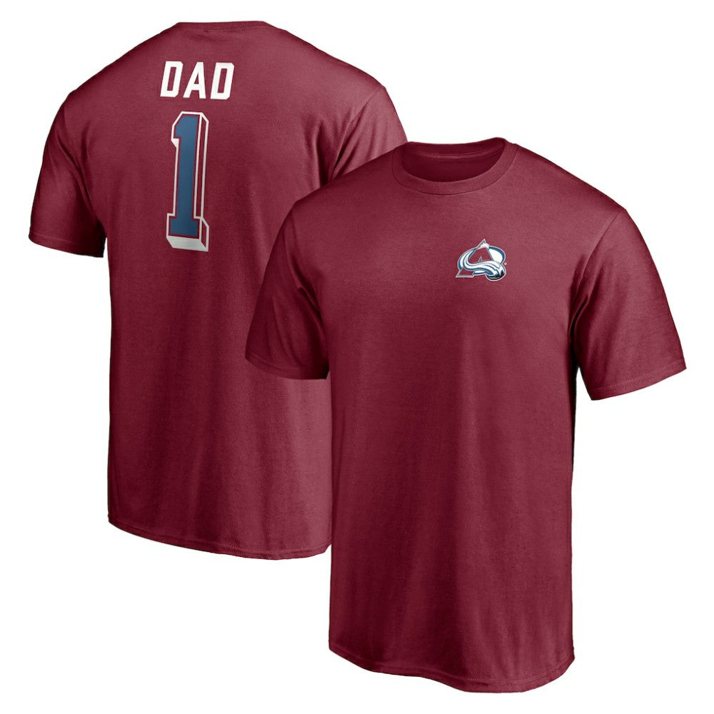 Colorado Avalanche Number One Dad Logo T-Shirt Outlet