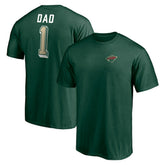 Minnesota Wild Number One Dad Logo T-Shirt Outlet