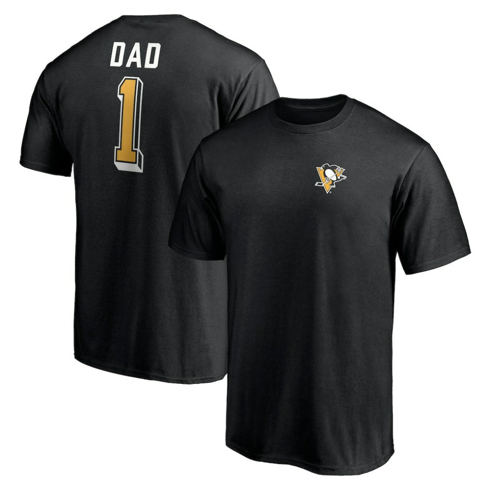 Pittsburgh Penguins Number One Dad Logo T-Shirt Sale