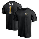 Pittsburgh Penguins Number One Dad Logo T-Shirt Sale
