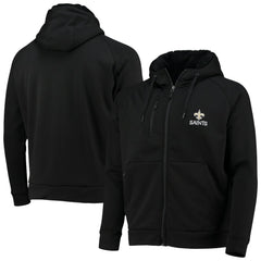 New Orleans Saints Dunbrooke Shag Tri-Blend Full-Zip Raglan Hoodie