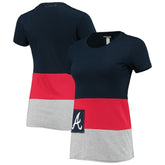 Atlanta Braves Refried Apparel Women's Sustainable Fitted T-Shirt | MLB Discount