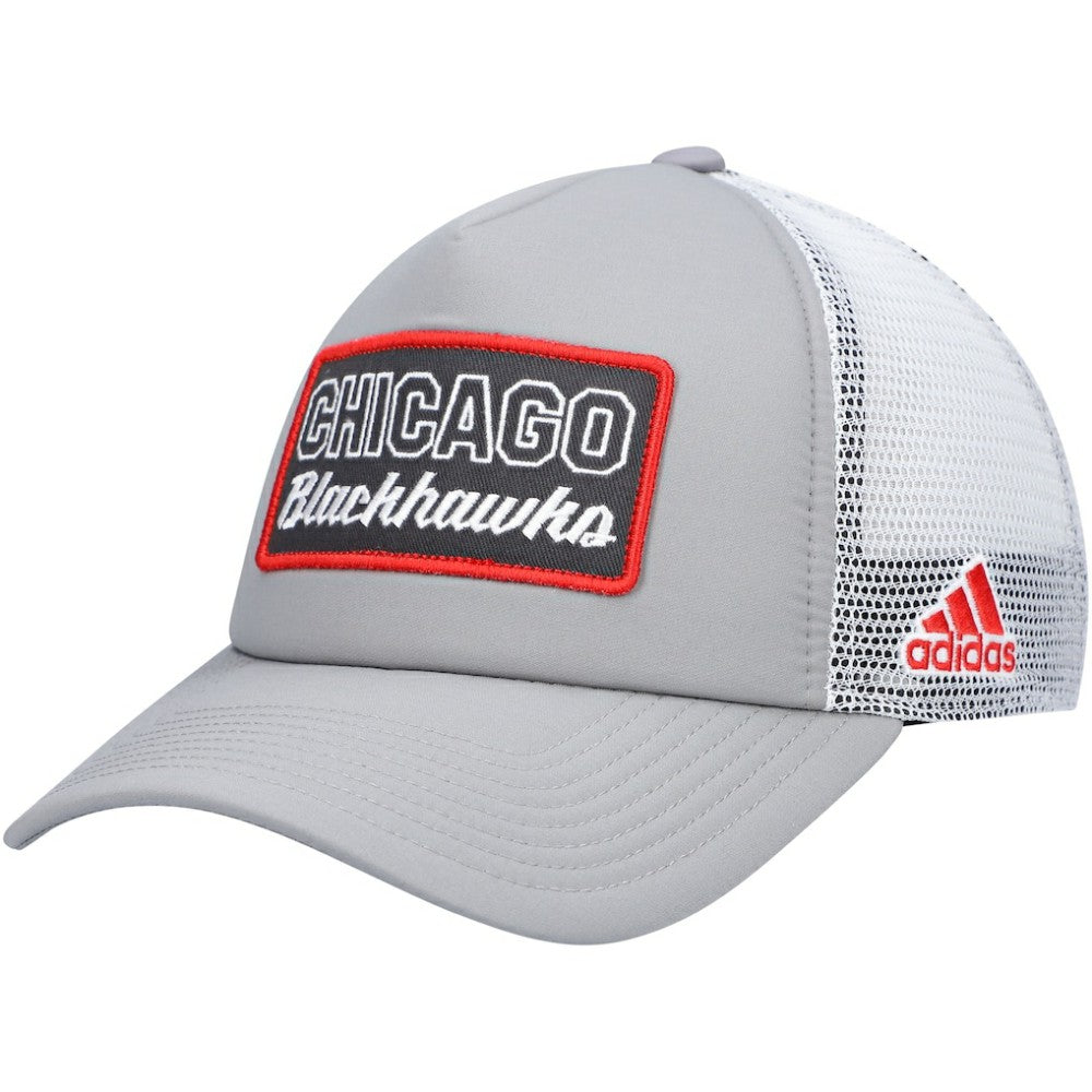Chicago Blackhawks adidas Locker Room Foam Trucker Snapback Hat Outlet
