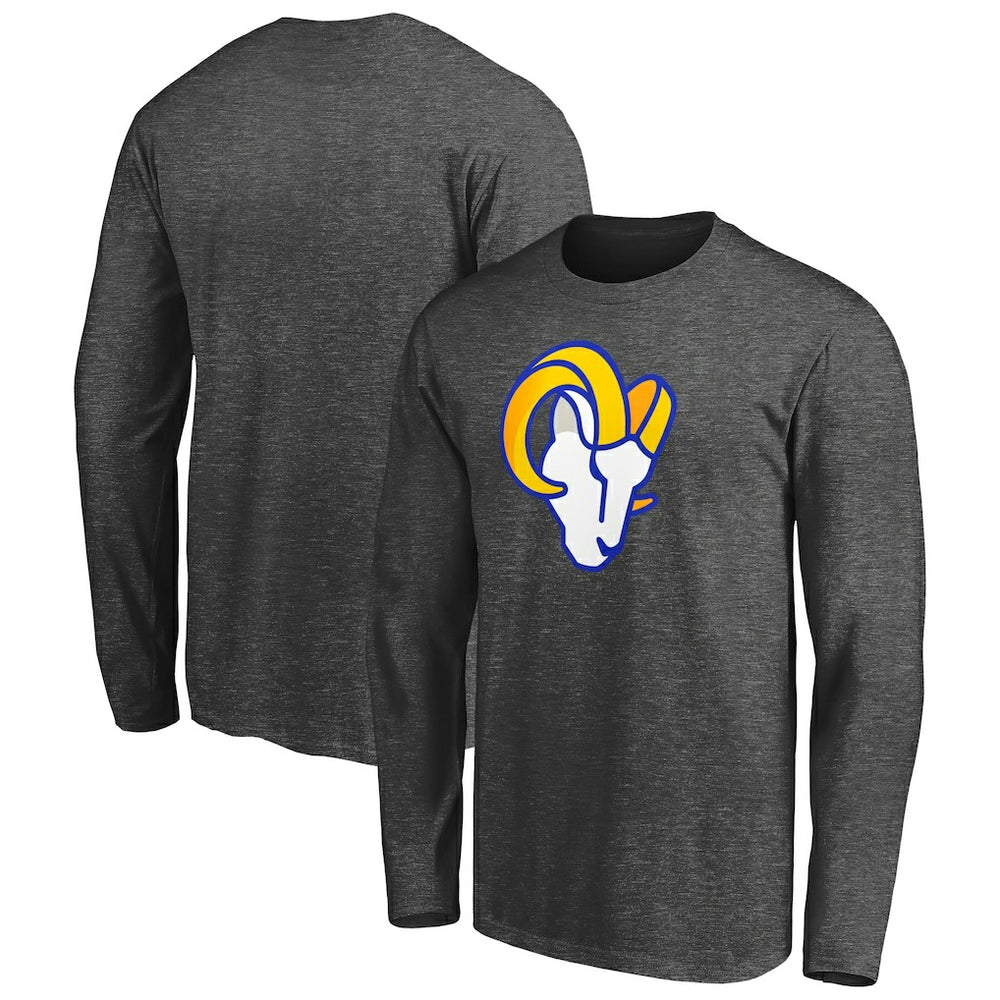 Los Angeles Rams Fanatics Big & Tall Primary Logo Long Sleeve T-Shirt