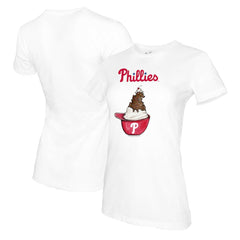 Philadelphia Phillies Tiny Turnip Women's Sundae Helmet T-Shirt | MLB Near me